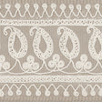 Schumacher 81231 PAISLEY EMBROIDERED TAPE in SAND Trim - FUL