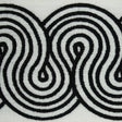 Schumacher 81250 GIRALDI EMBROIDERED TRIM in BLACK Trim - EM
