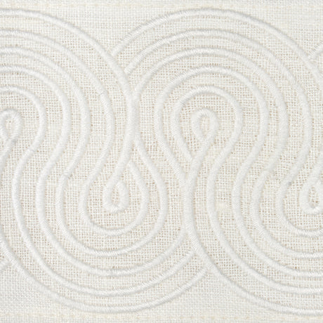 Schumacher 81252 GIRALDI EMBROIDERED TRIM in IVORY Trim - EM