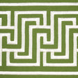 Schumacher 81260 LABYRINTH TAPE in GREEN Trim - EMBROIDERED 