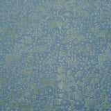 Schumacher Arbor Forest Slate Blue Fabric
