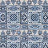 Schumacher Crowley Épinglé Blue Fabric
