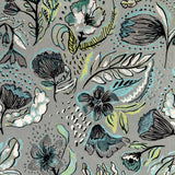 Galerie GH81334-23 Silver Grey Wild Garden - Eade's Wallpaper