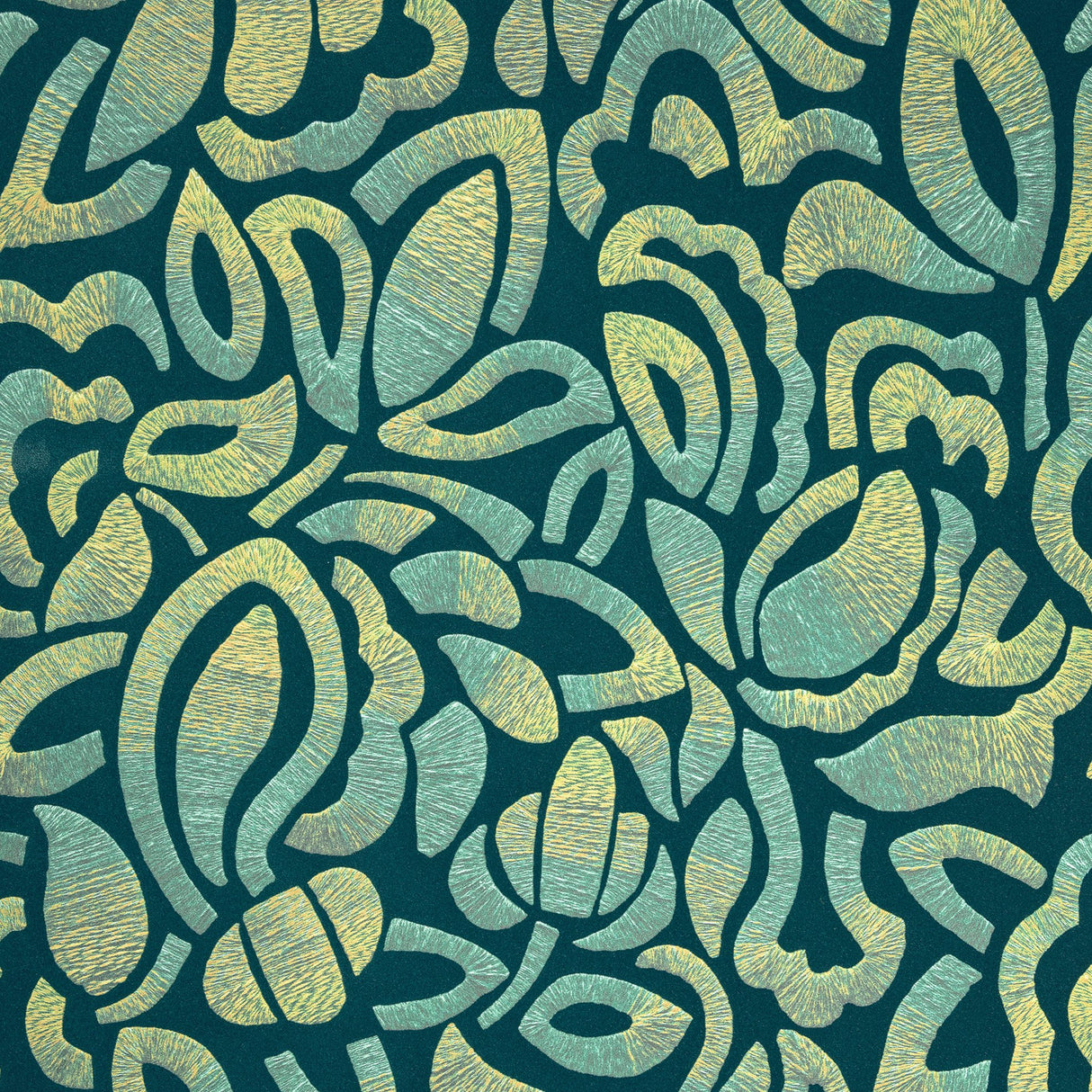 Galerie GH81337-23 Green Brussels Lace - Eade's Wallpaper