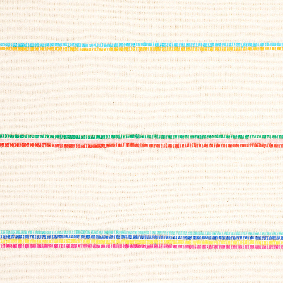 Schumacher 81390 CAMBAYA HANDWOVEN STRIPE in MULTI Fabric - 