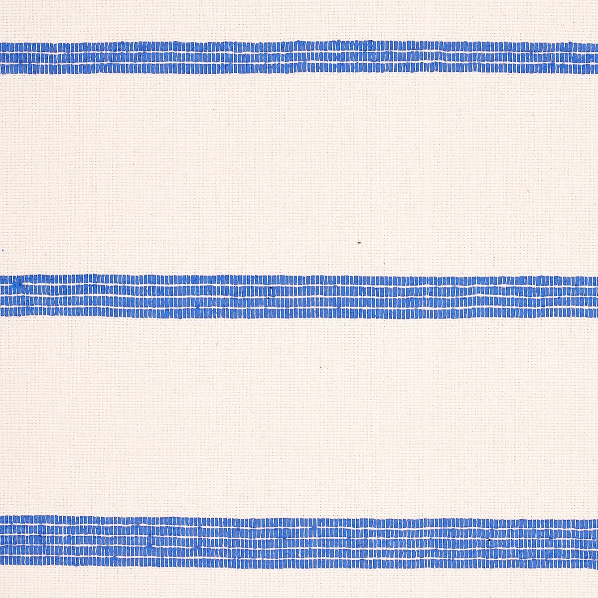 Schumacher 81391 CAMBAYA HANDWOVEN STRIPE in BLUE Fabric - O