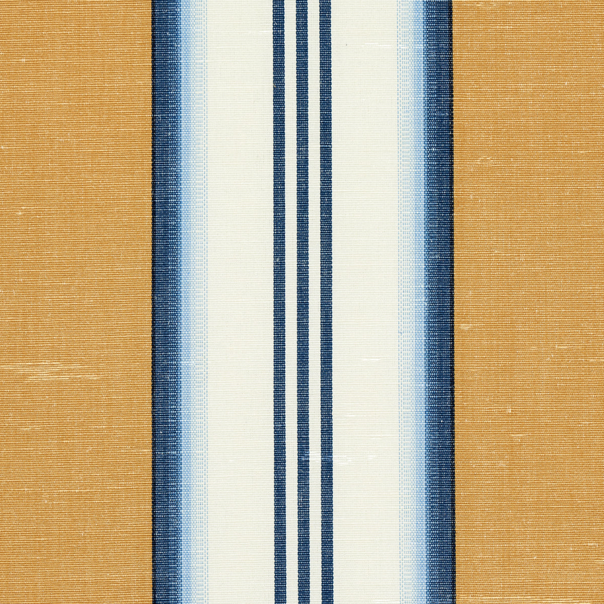 Schumacher Randolph Stripe Moiré Goldsmith Fabric - Eade's Wallpaper