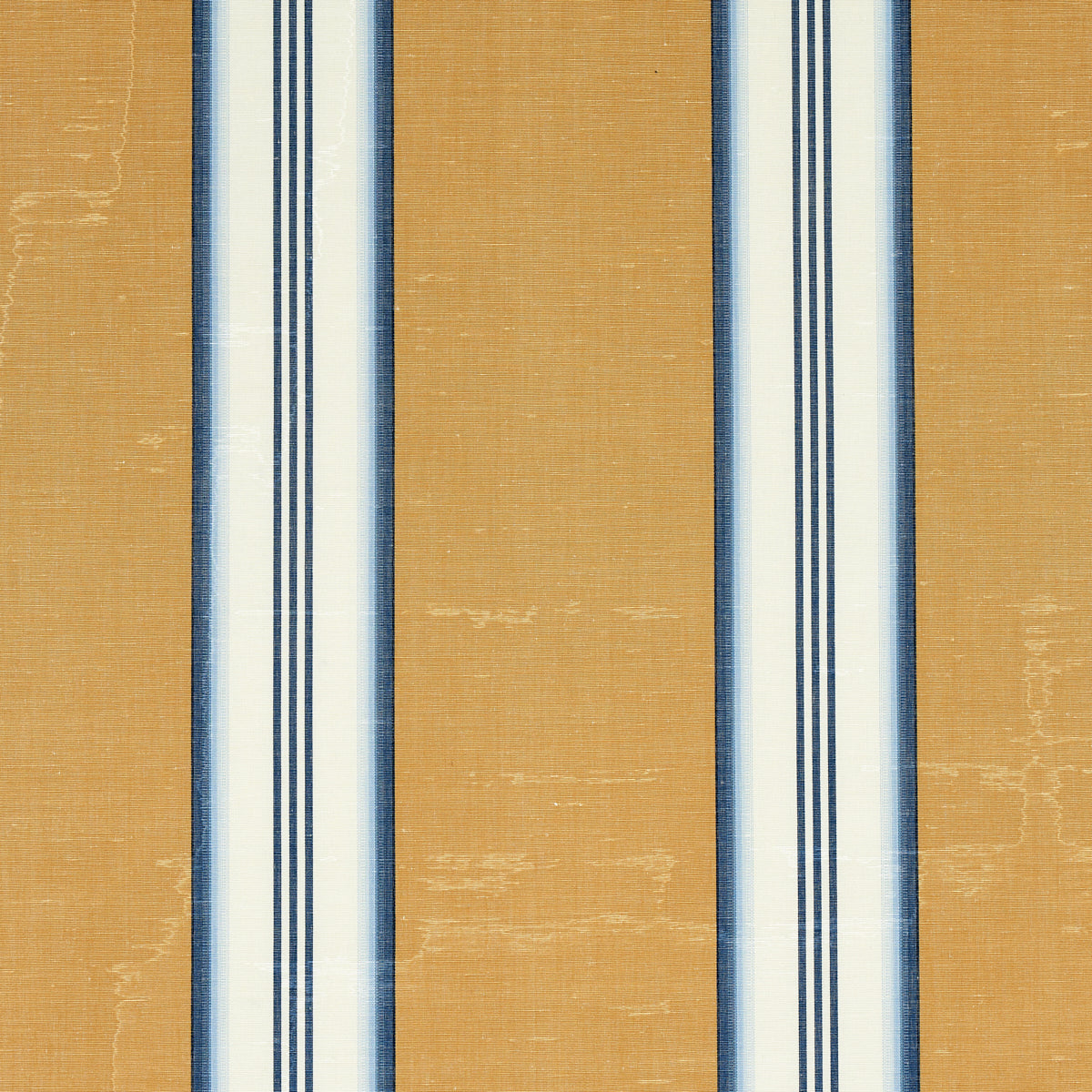 Schumacher Randolph Stripe Moiré Goldsmith Fabric - Eade's Wallpaper