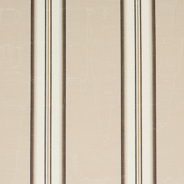 Schumacher Randolph Stripe Moiré Shell Fabric - Eade's Wallpaper