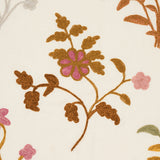 Schumacher Raleigh Crewel Embroidery Autumn Fabric - Eade's Wallpaper
