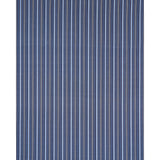 Schumacher Lightfoot Stripe Delft Fabric - Eade's Wallpaper
