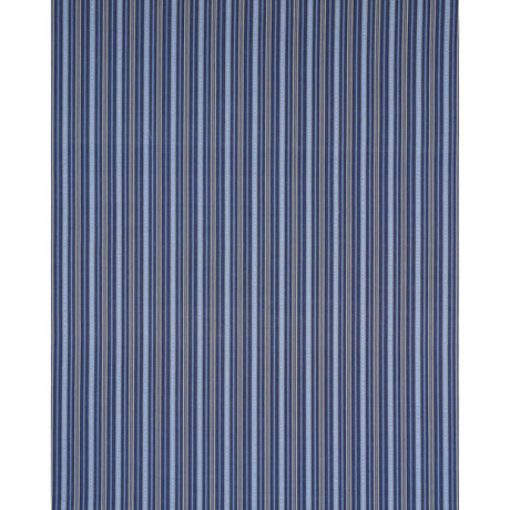 Schumacher Lightfoot Stripe Delft Fabric - Eade's Wallpaper