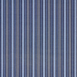 Schumacher Lightfoot Stripe Delft Fabric - Eade's Wallpaper