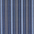 Schumacher Lightfoot Stripe Delft Fabric - Eade's Wallpaper