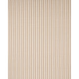 Schumacher Lightfoot Stripe Coffee Fabric - Eade's Wallpaper