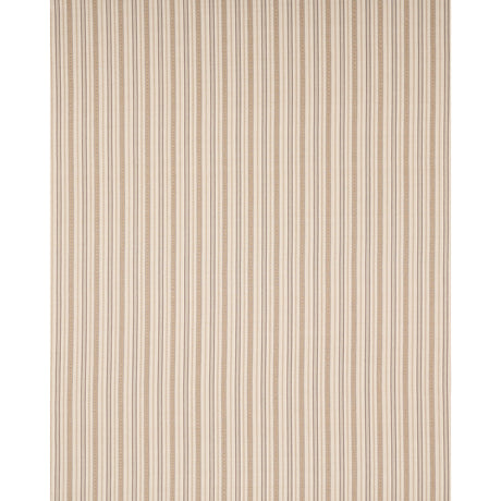 Schumacher Lightfoot Stripe Coffee Fabric - Eade's Wallpaper