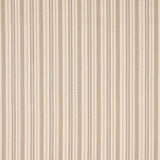 Schumacher Lightfoot Stripe Coffee Fabric - Eade's Wallpaper