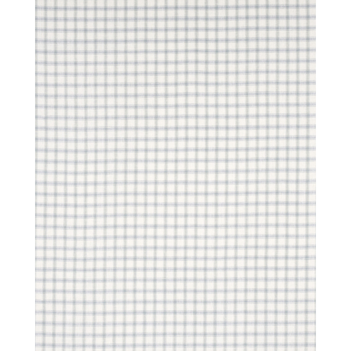 Schumacher Crawford Linen Check Jasper Blue Fabric