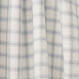 Schumacher Crawford Linen Check Jasper Blue Fabric