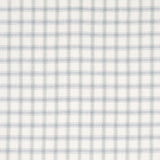 Schumacher Crawford Linen Check Jasper Blue Fabric