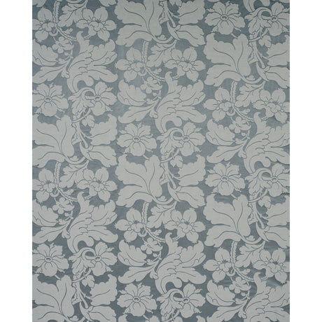 Schumacher Dandridge Damask Palace Slate Fabric