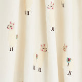 Schumacher Llama Embroidery Multi Fabric - Eade's Wallpaper