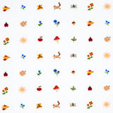 Schumacher Tiny Things Embroidery Multi Fabric - Eade's Wallpaper