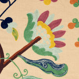 Schumacher Mandevilla Embroidery Document Fabric - Eade's Wallpaper