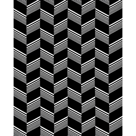 Schumacher Jessie Cut Velvet Black & White Fabric