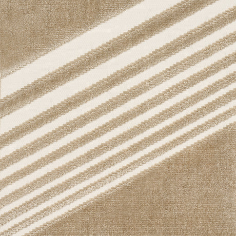 Schumacher 81576 JESSIE CUT VELVET in SAND Fabric - CUT & PA