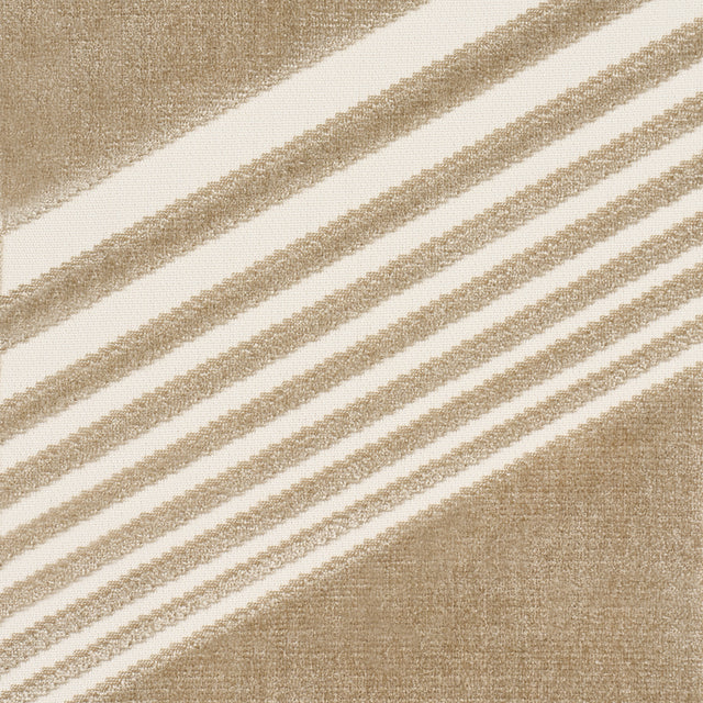 Schumacher 81576 JESSIE CUT VELVET in SAND Fabric - CUT & PA