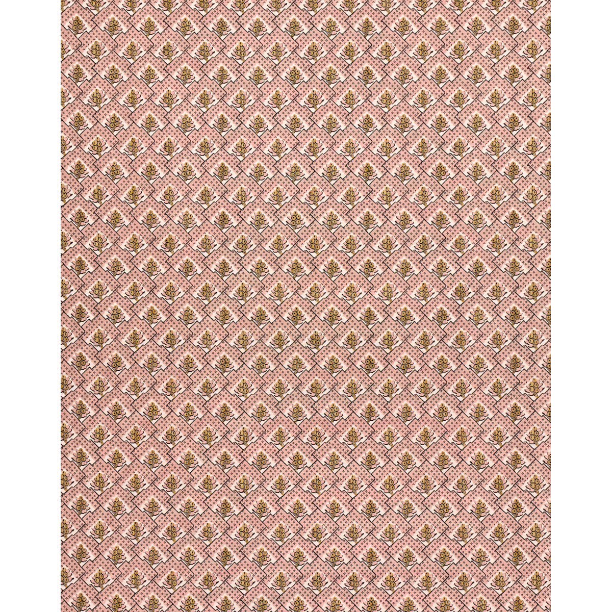 Schumacher Blair Silk Épinglé Wythe Rose Fabric