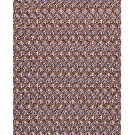 Schumacher Blair Silk Épinglé Charlton Brown Fabric