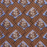 Schumacher Blair Silk Épinglé Charlton Brown Fabric