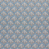 Schumacher Blair Silk Épinglé Worcester Blue Fabric