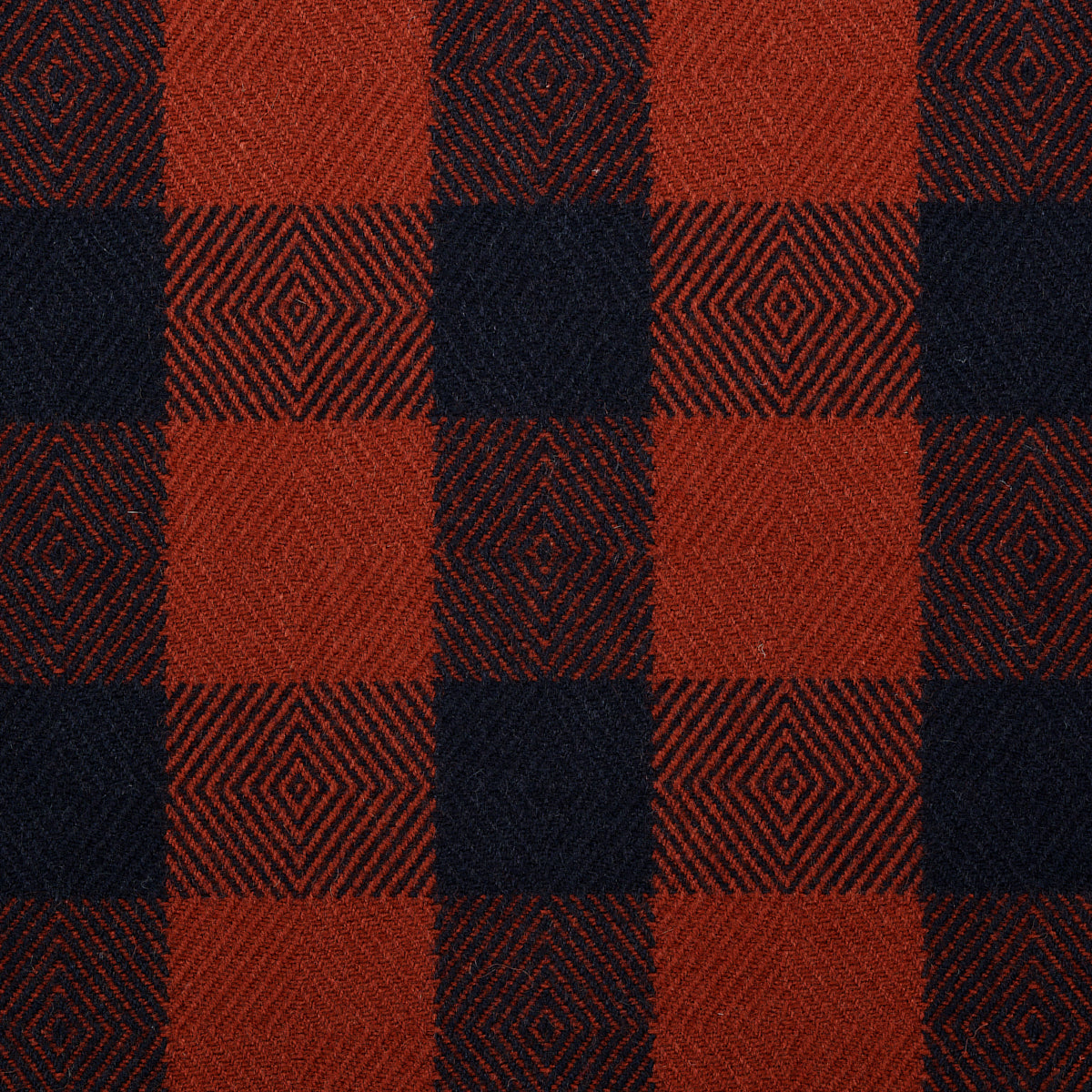 Schumacher Galt Wool Check Americana Fabric