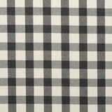 Schumacher Galt Wool Check Charcoal Fabric