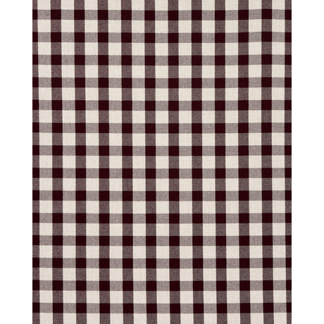 Schumacher Galt Wool Check Plum Fabric