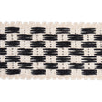 Schumacher 81633 CRAWFORD CHECK TAPE MEDIUM in BASALT Trim -