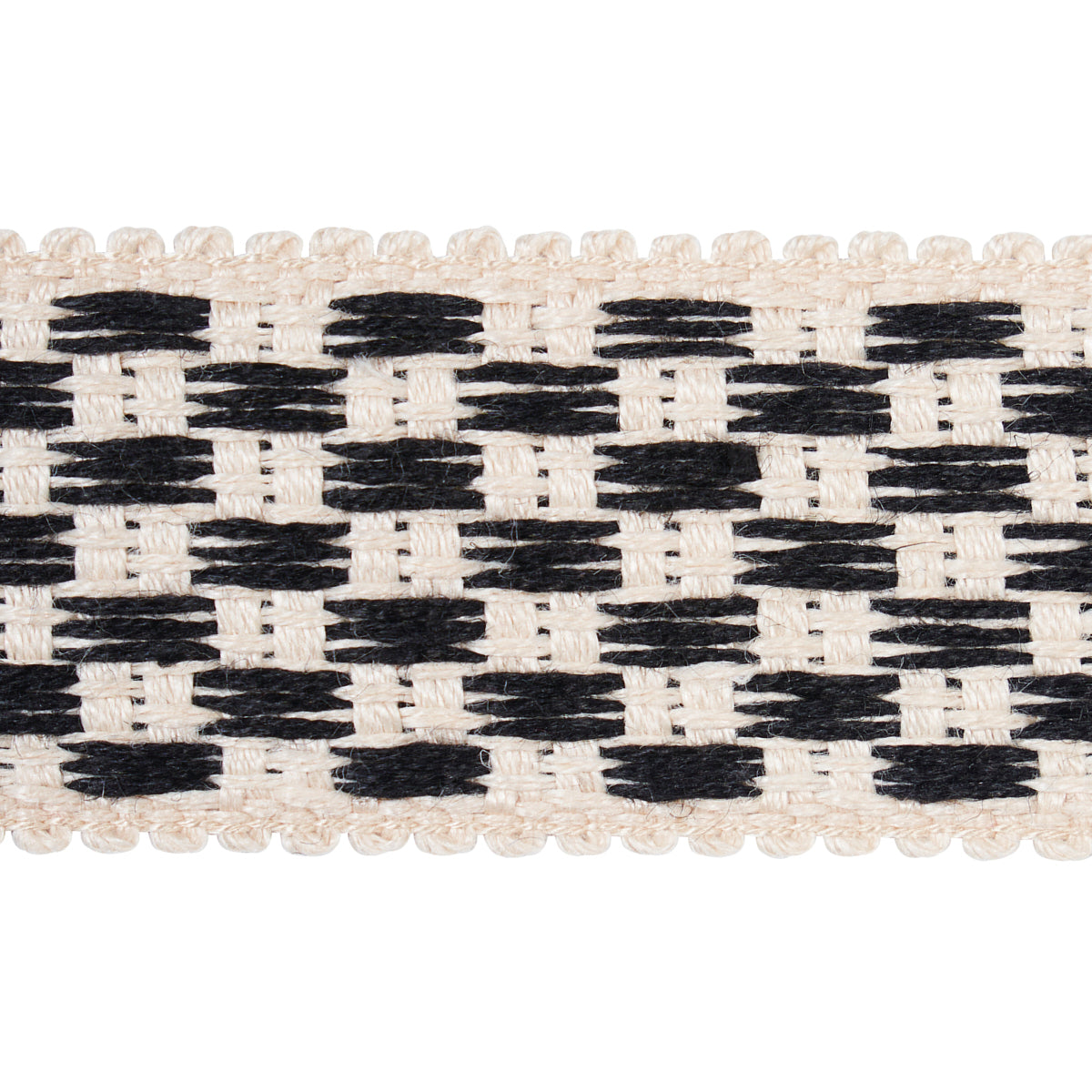 Schumacher 81633 CRAWFORD CHECK TAPE MEDIUM in BASALT Trim -