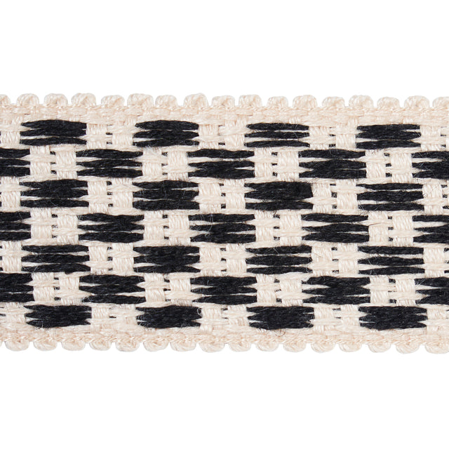 Schumacher 81633 CRAWFORD CHECK TAPE MEDIUM in BASALT Trim -