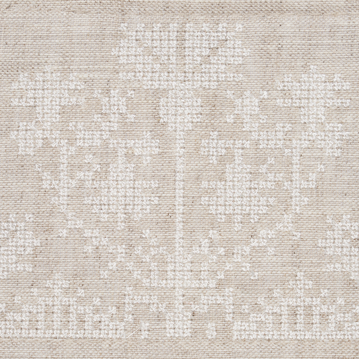 Schumacher 81662 CUSTIS EMBROIDERED TAPE in SHELL Trim - WIL