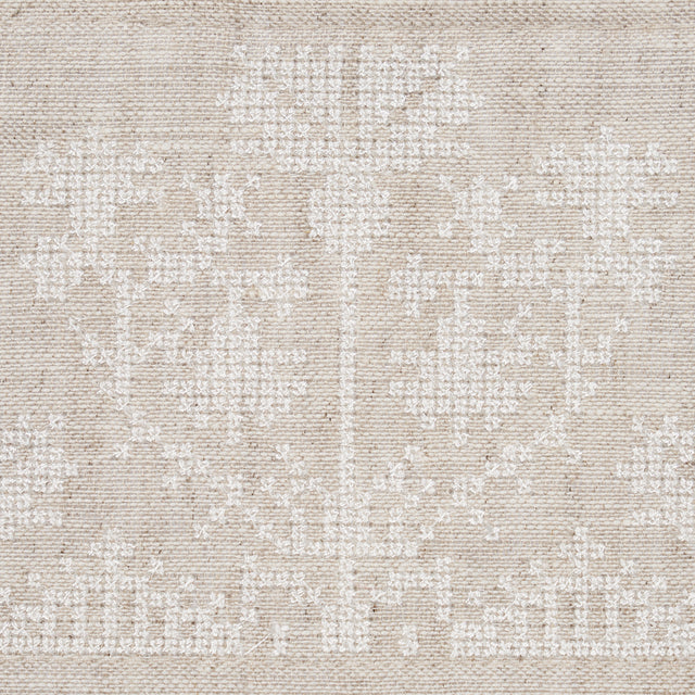 Schumacher 81662 CUSTIS EMBROIDERED TAPE in SHELL Trim - WIL
