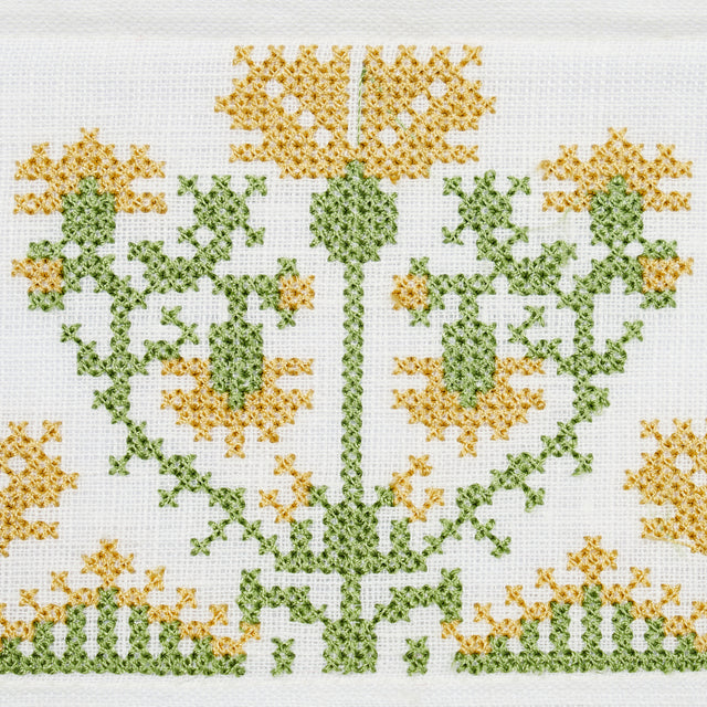Schumacher 81663 CUSTIS EMBROIDERED TAPE in MARIGOLD Trim - 