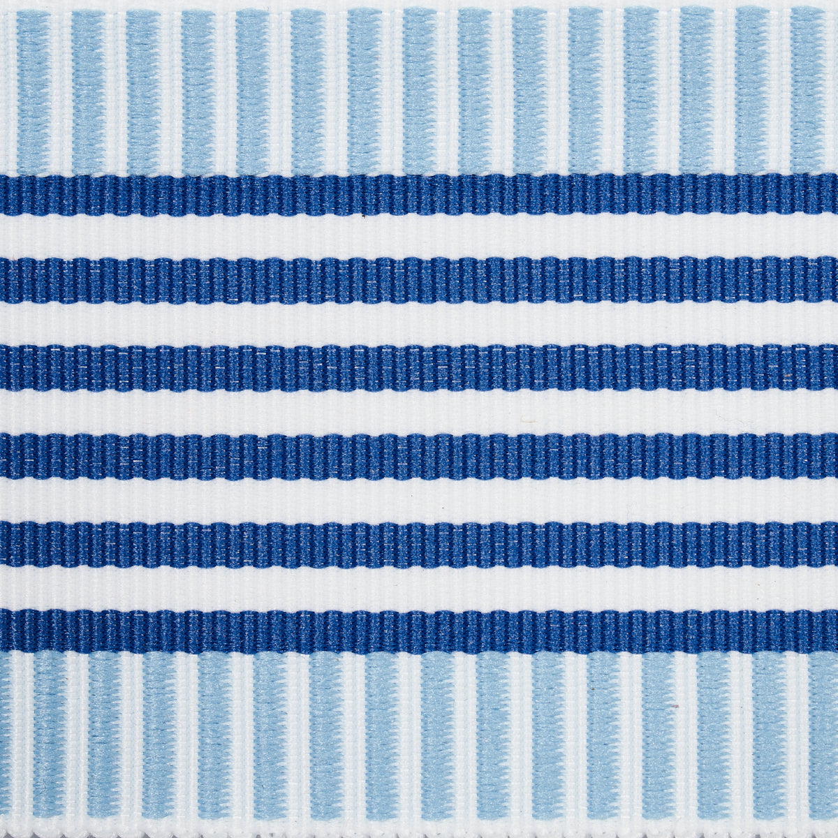Schumacher 81690 KEKET STRIPE TAPE in BLUES Trim - VICTOR GL