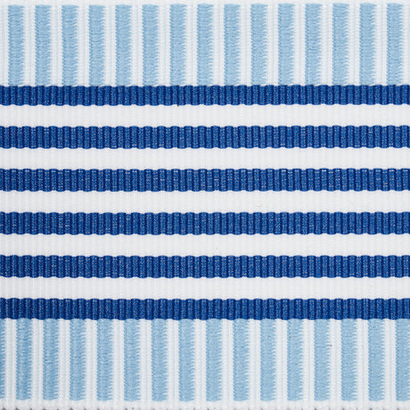 Schumacher 81690 KEKET STRIPE TAPE in BLUES Trim - VICTOR GL