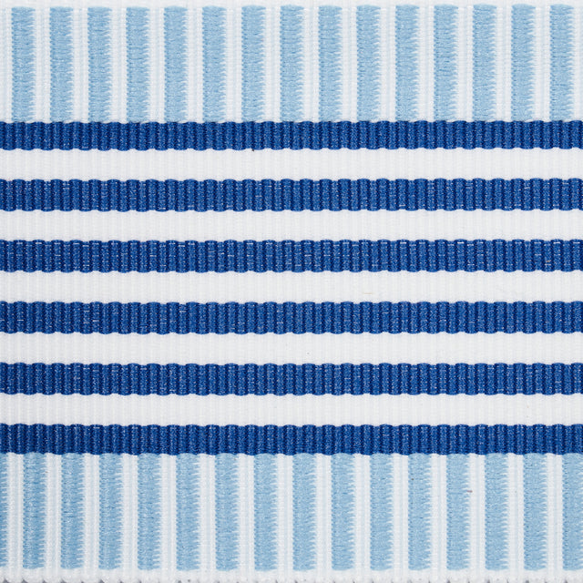 Schumacher 81690 KEKET STRIPE TAPE in BLUES Trim - VICTOR GL