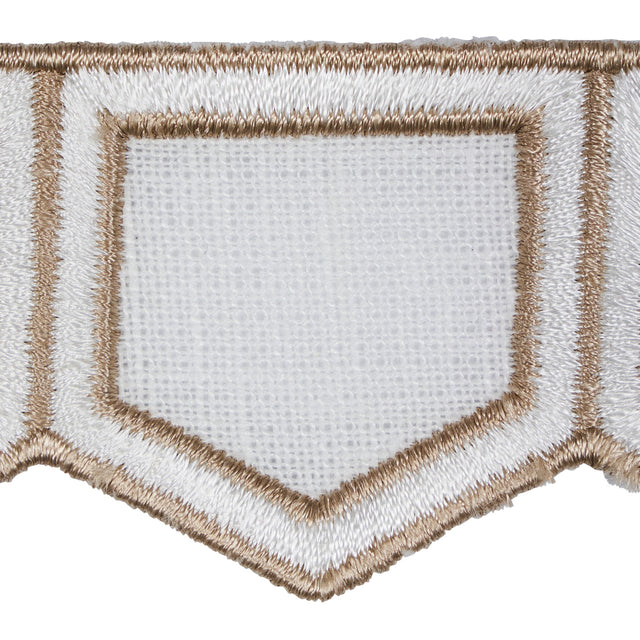 Schumacher 81750 Honeycomb Trim in IVORY Trim - DAVID KAIHOI