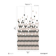 Papermint Alma Pack 1 in Black Wall Mural 8184-AB1-A