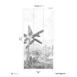 Papermint Amazonia Pack 1 in Grey Wall Mural 8184-AC3-A